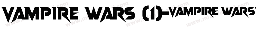 Vampire Wars (1)字体转换